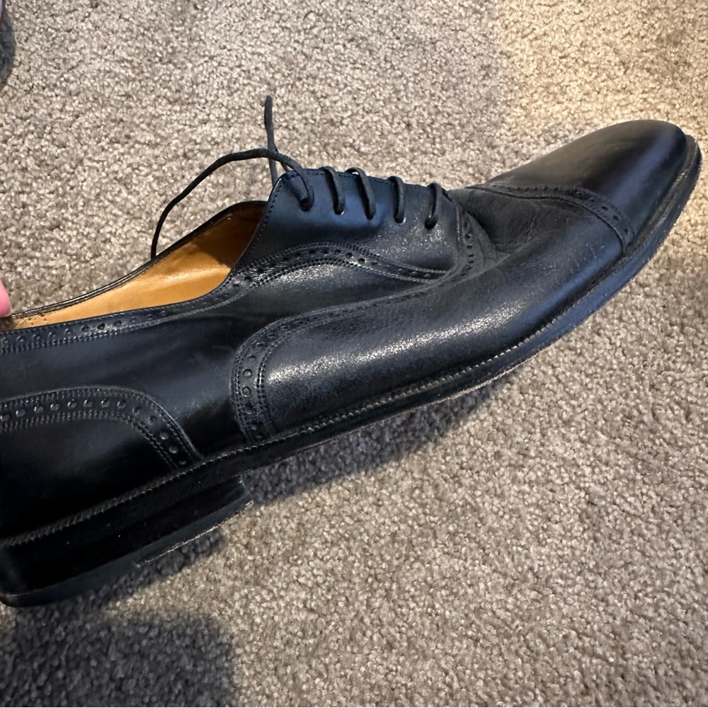 Mezlan Oxford Leather Dress Shoes - Picture 3 of 7